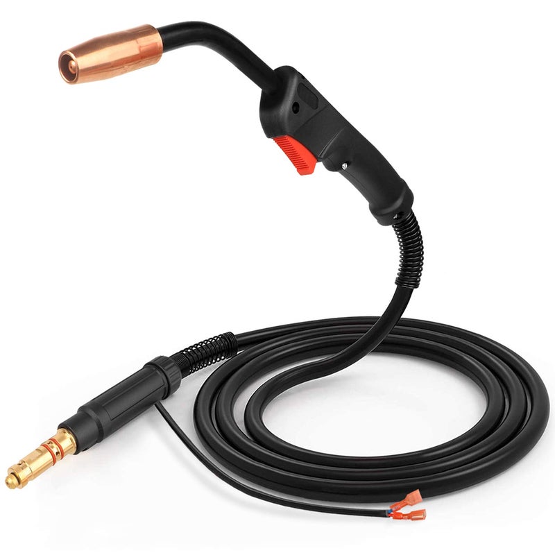 Zinger MIG Welding Gun Torch 100Amp 10' Replacement for Lincoln Magnum 100L K530-5 with 10PCS Mig Welding Contact Tips - Image 2